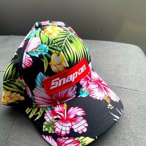 Snap-On Tool floral hat  WORN ONCE